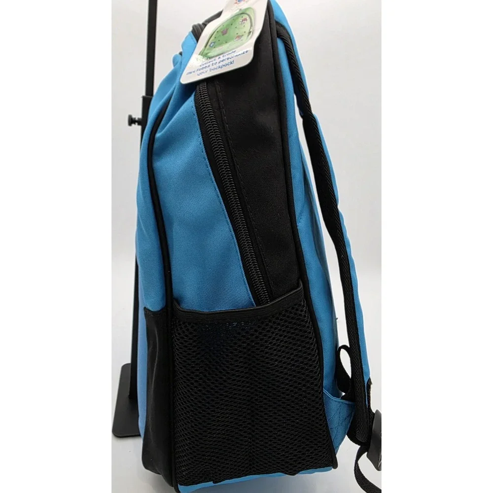 Opcari Backpack Front Can Be Personalized W/ Mini Fobbz Blue‎ Made In USA #0189